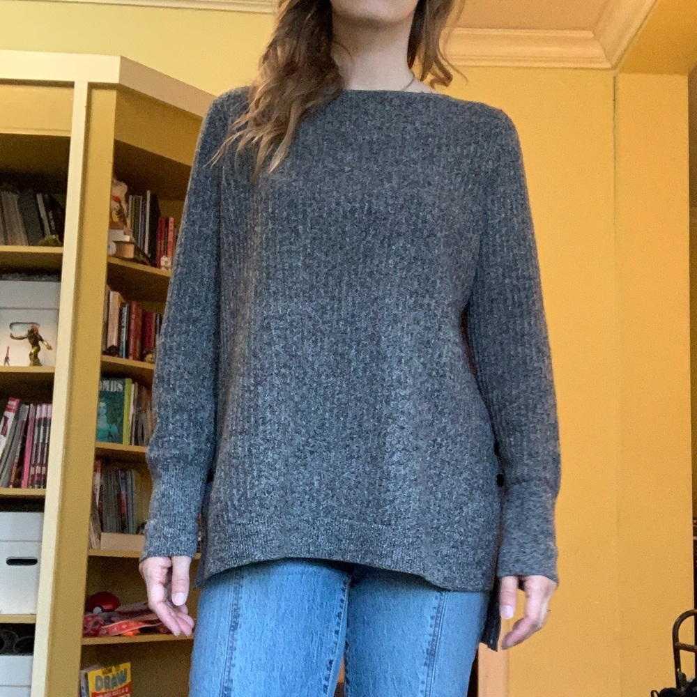 Gray Nordstrom 100% Cashmere Women's Sweater